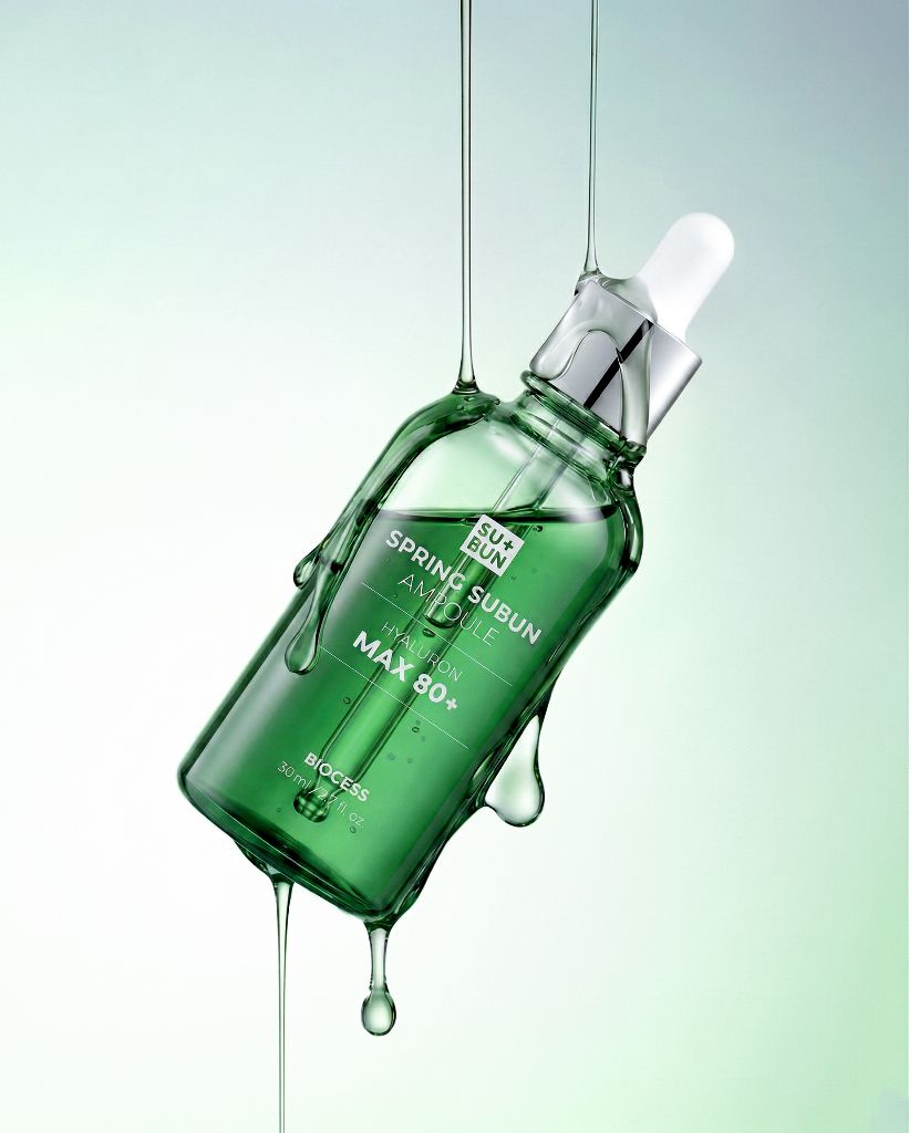 Serum texture dripping